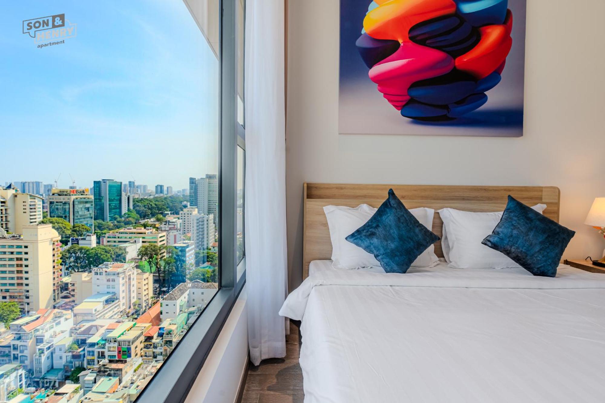 Apartmán Son&Henry The Marq Luxury Ho Či Minovo Město Exteriér fotografie